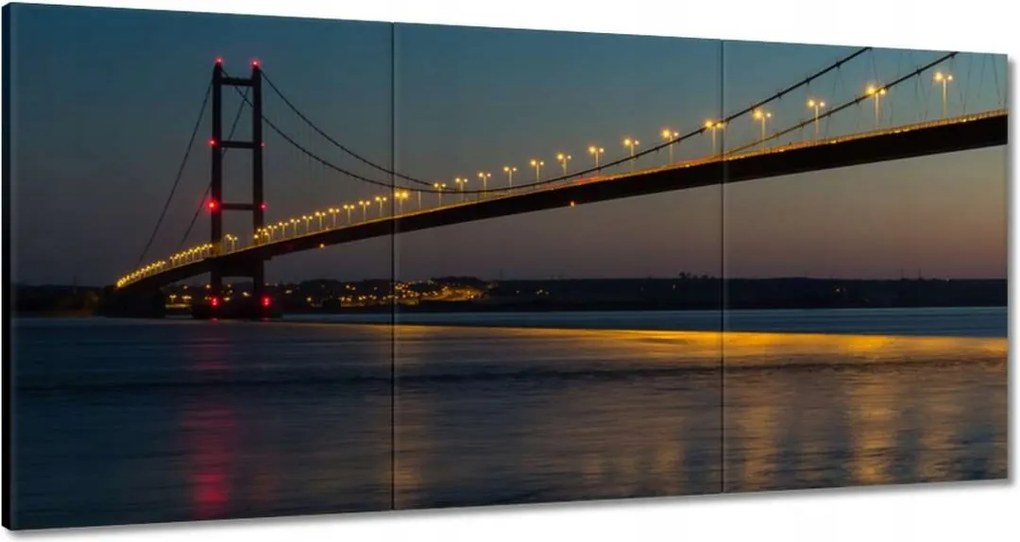 Festmények 180x90 Megvilágított híd
