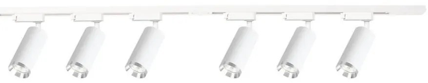 MICA sínes spotlámpa 6×GU10/10W/230V, fehér/matt króm