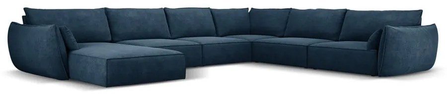 Sötétkék sarokkanapé (jobb oldali) Vanda – Mazzini Sofas