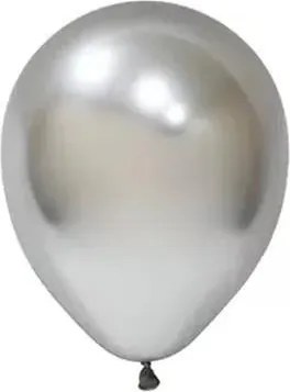 Léggömb, 30cm, Balonevi, króm ezüst (PTBBK1205023)