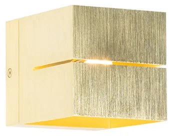 Modern fali lámpa arany 9,7 cm - Transfer Groove