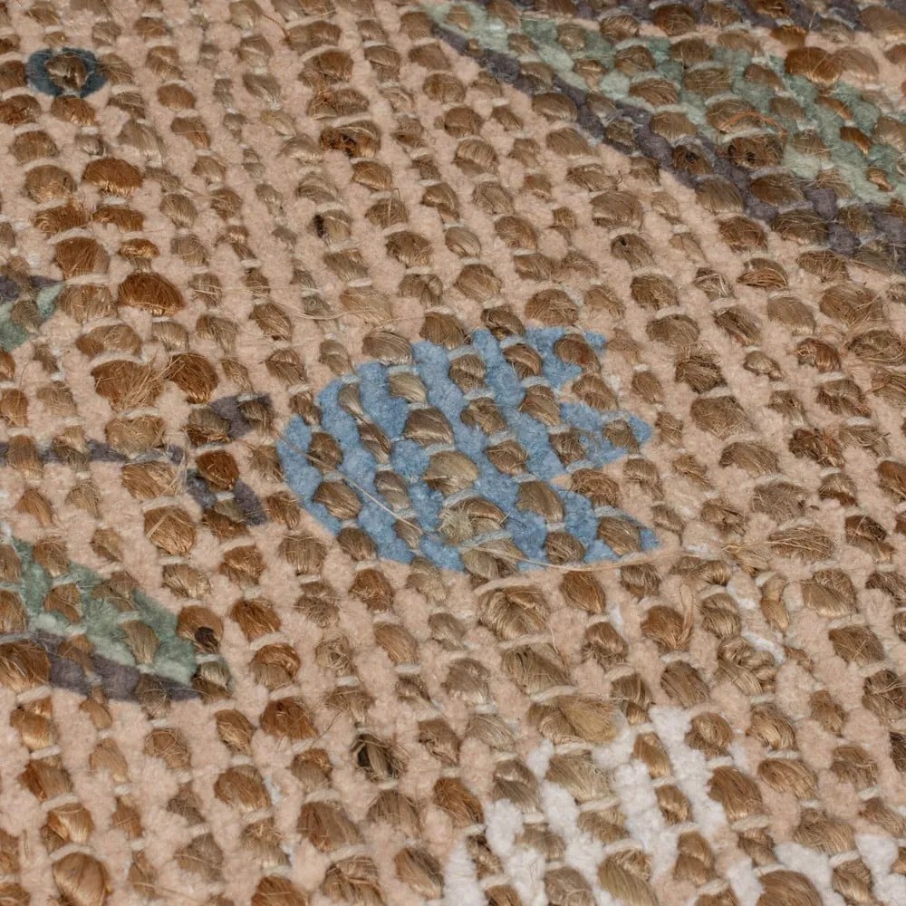 Natúr színű kézi szövésű juta keverék szőnyeg 80x150 cm Arriana – Flair Rugs