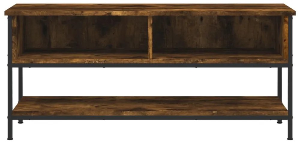 füstös tölgy színű szerelt fa TV-szekrény 100 x 35 x 45 cm