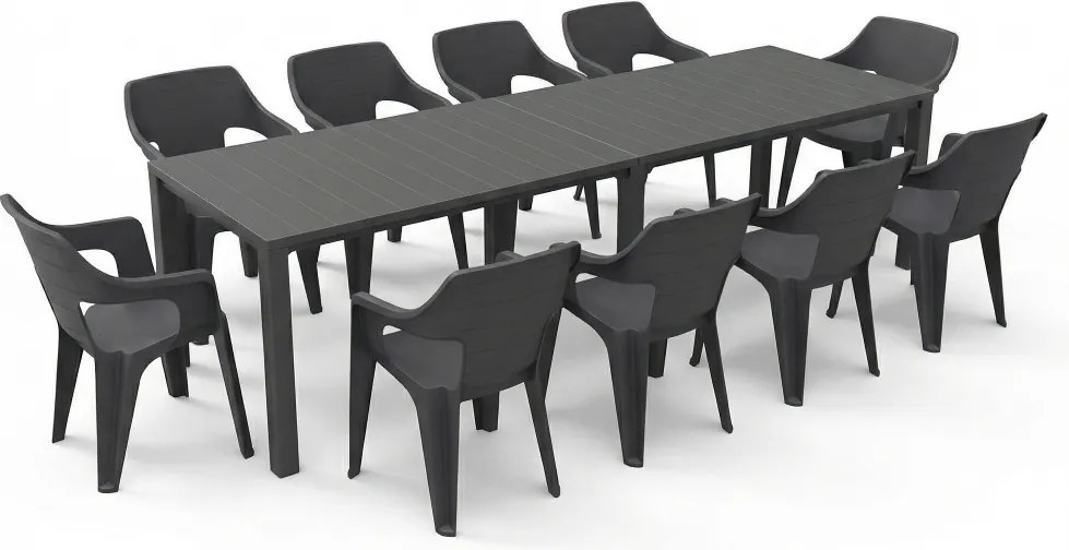 Florin 10+1 kerti bútor garnitúra szett