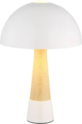 Globo 51570122 Asztali lámpa, fém matt homok színű, fém fa megjelenésű, PVC fekete kábel, billenőkapcsoló a kábelen, ø: 250mm, M: 365mm, kábel hossza 1500mm, 1x E27 ILLU 40W 230V izzó nélkül