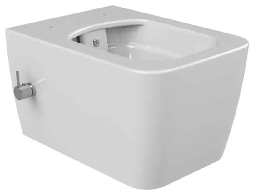 CeraStyle HERA fali WC - MATT FEHÉR - BEÉPÍTETT bidé funkcióval - perem nélküli