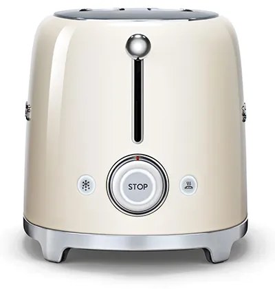 50-es évekbeli, Retro stílusú kenyérpirító, P2 krémszínű 950W - SMEG