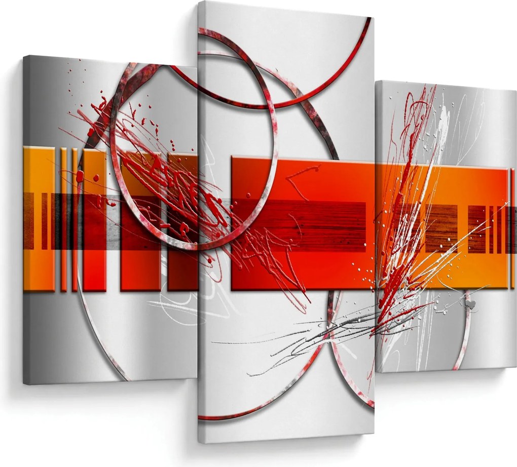 Absztrakt kép (90x60 cm)