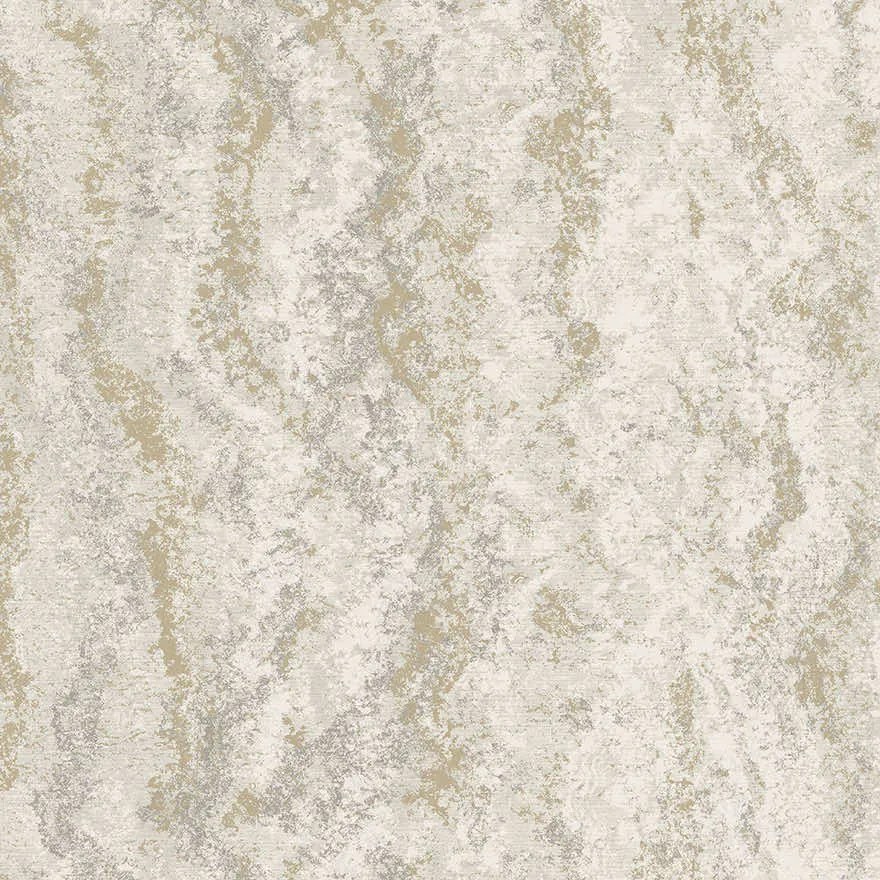 Holden Decor Textura Tinos arany-ezüst márvány mintás fémhatású vlies tapéta – 66162
