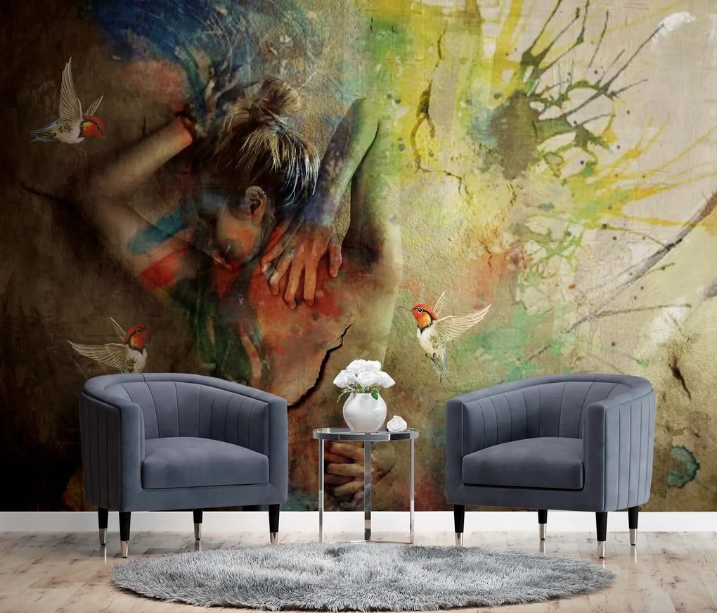 Gario Fotótapéta No kolibrikkel Anyag: Vlies, Méret: 450 x 315 cm