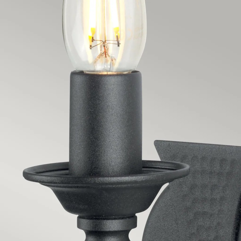 Elstead Lighting SAXON SAX1-BLK Fali lámpa 1x60W/E14
