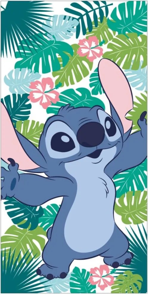 Disney Lilo és Stitch, A csillagkutya Paradise fürdőlepedő, strand törölköző 70x140cm (Fast Dry)