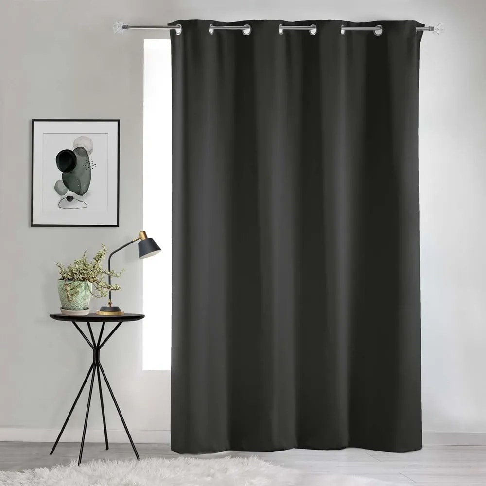Fekete sötétítő függöny 135x240 cm Occult – douceur d'intérieur