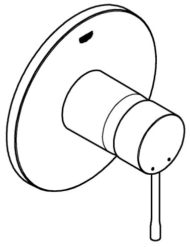 GROHE 24057GN1 - ESSENCE zuhanycsaptelep arany