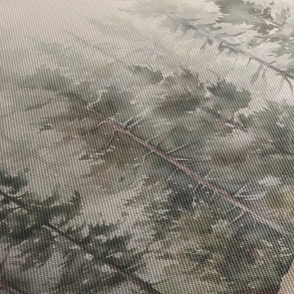 Kép - Fenyőerdő I., akvárium (órával) (90x30 cm)