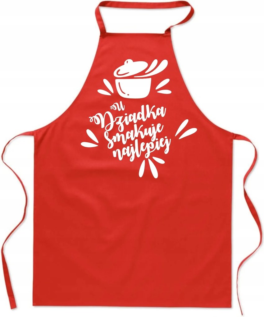 Konyhai Kötény piros A Nagypapánál A Legjobb Ajándék FA_425_cw