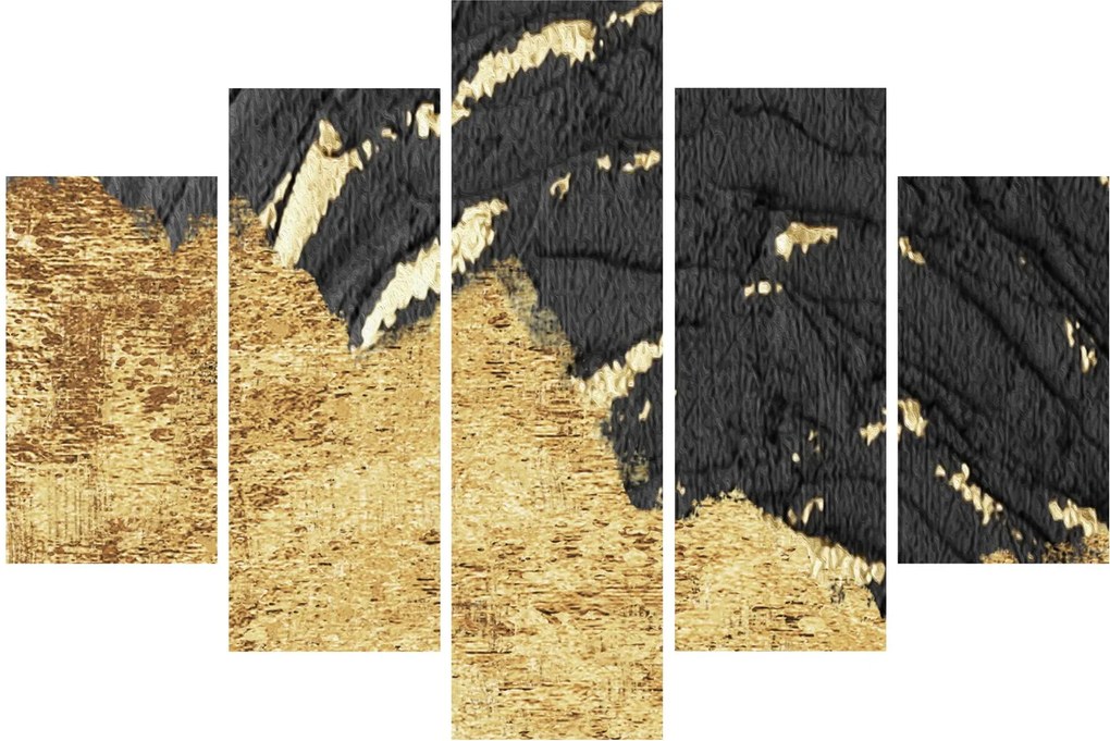 Kép - Arany szerkezet N⁰1 (150x105 cm)