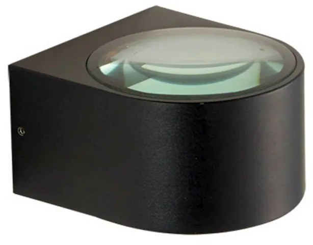 ITALUX OWL-8081-4K PESARO Modern Kültéri Fali Lámpa Fekete LED IP44