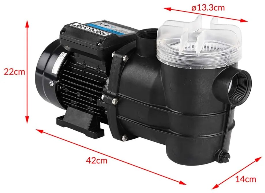 Deuba Szivattyú homokszűrős szűrőrendszerhez 9 960 l/h előszűrővel