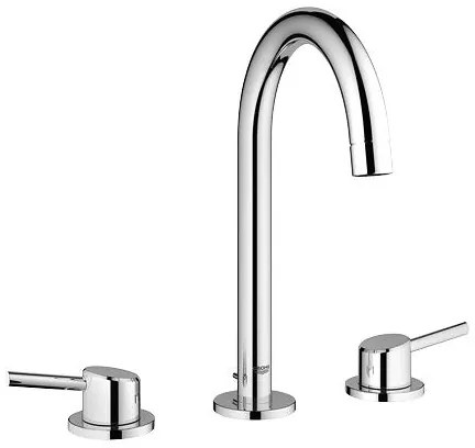 GROHE 20216001 - CONCETTO DN 15 háromlyukú mosdócsaptelep, L méret, króm