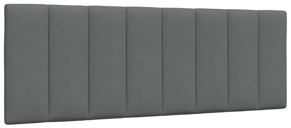 sötétszürke szövet ágykeret matrac nélkül Hanko 140 x 190 cm