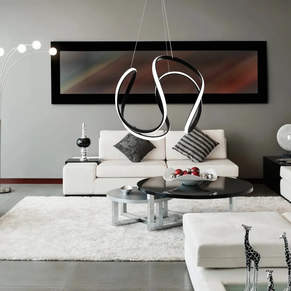 Elegáns, modern LED mennyezeti lámpa távirányítóval arany