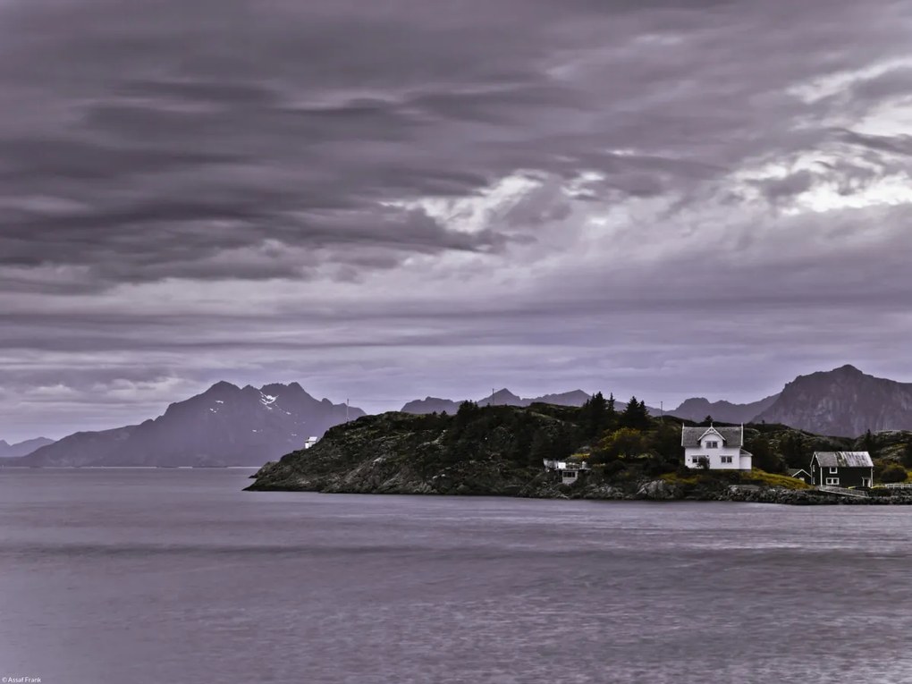 Poszter 40x30cm Norvég fjord 2, Assaf Frank