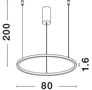 NOVALUCE 9345606 TARQUIN Modern Led Függesztett Lámpa LED IP20