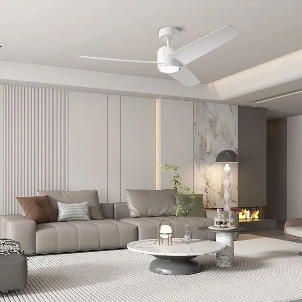 ZEVENTI - LED mennyezeti ventilátor ORVIETO LED/18W/230V Wi-Fi Tuya fehér + távirányító