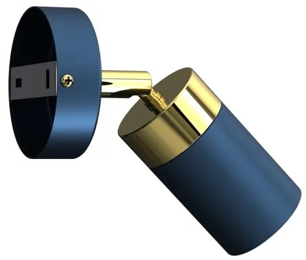 Fali spotlámpa JOKER 1xGU10/25W/230V kék/arany