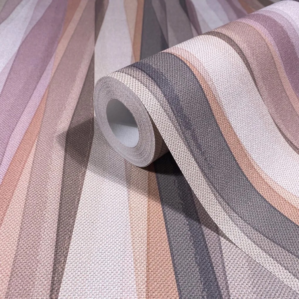 Többszínű tapéta geometrikus függőleges vonalak vinil tapéta