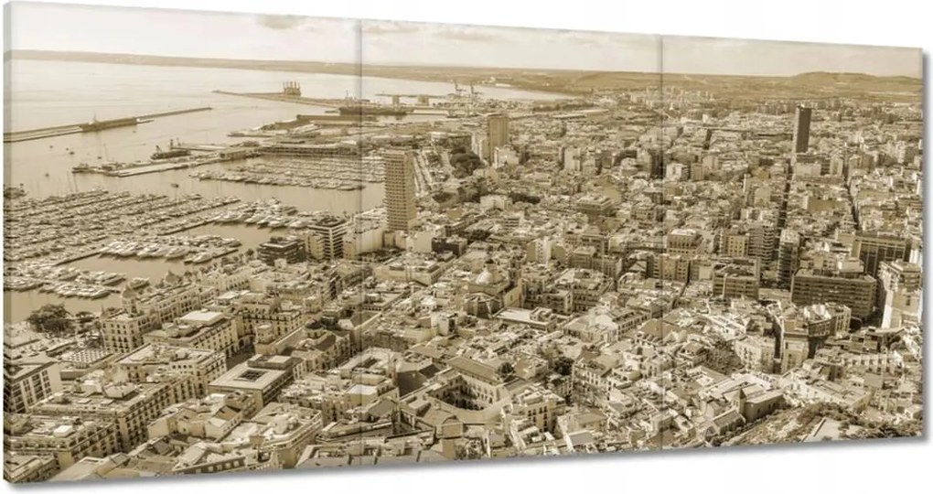 Festmények 120x60 Barcelona Panoráma