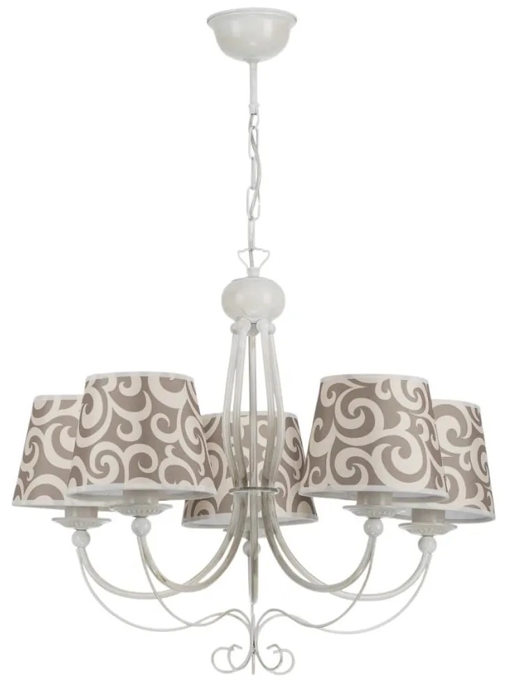 Jupiter 1494 - Csillár láncon SUSAN 5xE27/60W/230V