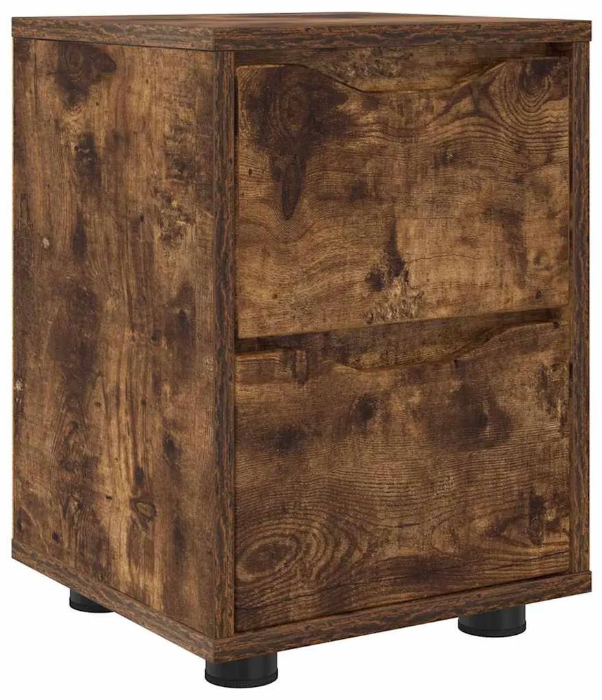 Éjjeli asztal fiókkal Füstölt tölgy 30,5 x 30 x 43 cm Faanyag