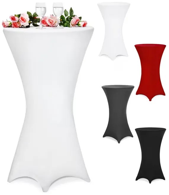 Deuba Huzat bárasztalra Ø70 cm - fehér