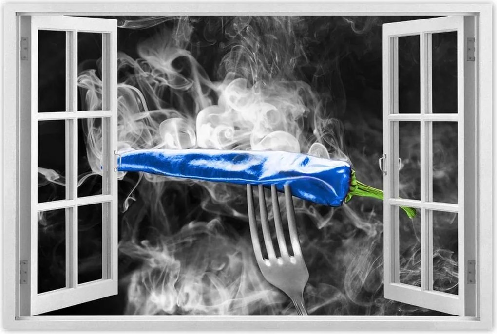 Poszterek 120x80 A paprika kék ereje