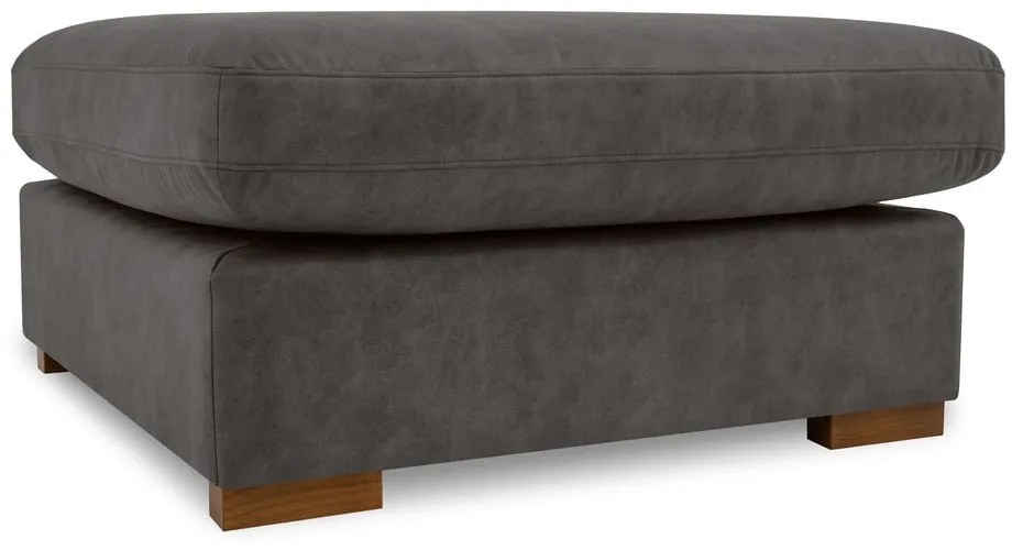 Antracitszürke bőrutánzat lábtartó Hamburg – Scandic