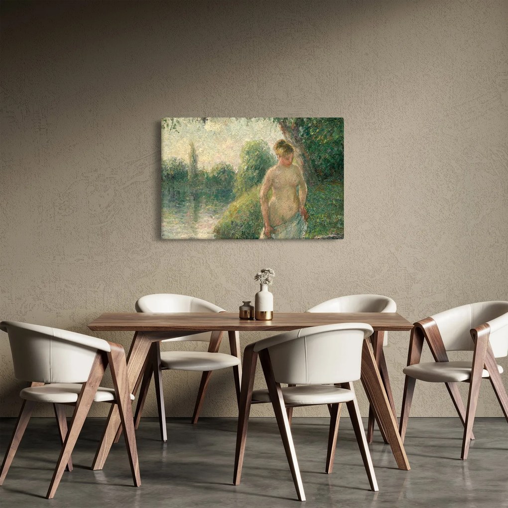 Kép - Camille Pissarro, The Bather, reprodukciók (90x60 cm)