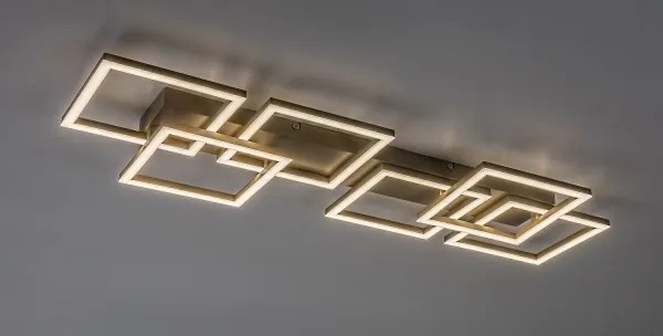 Rabalux 71500 - LED dimmelhető mennyezeti lámpa FATMA 40W/230V 3000-6500K 33x100 cm bézs+távirányító