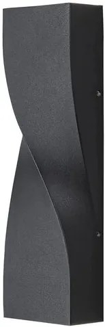 RÁBALUX 8154 FOLLINA Modern Kültéri Fali Lámpa Fekete IP44