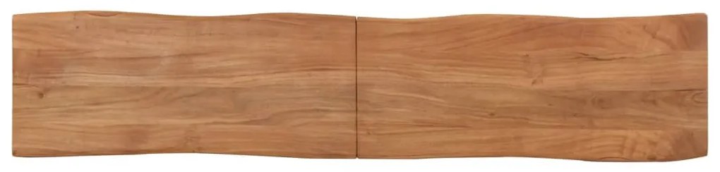 tömör akácfa és acél pad 160 cm