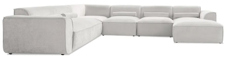 Krémszínű sarokkanapé (bal oldali) Flex Felix – Miuform