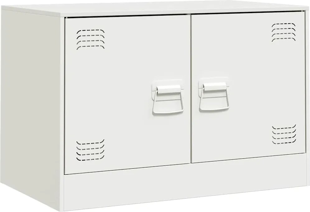 vidaXL fehér acél TV-szekrény 67 x 39 x 44 cm
