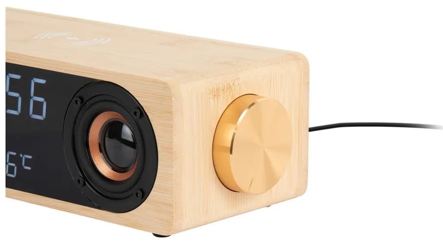 Digitális rádiós ébresztőóra vezeték nélküli töltővel Classic BT – Karlsson