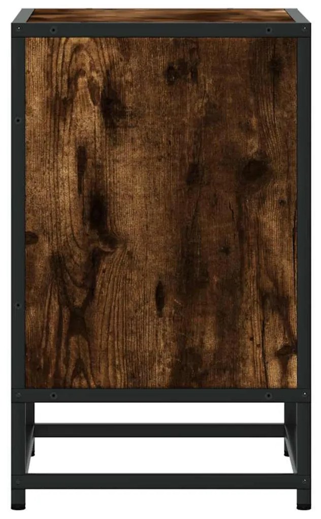 éjjeliszekrény füstölt tölgy 40x31x50cm fából és fémből készült