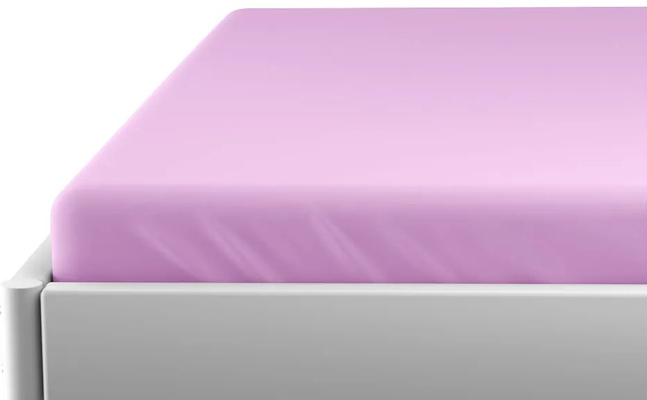 Jersey lepedő kiságyba EXCLUSIVE 70x140 cm lila
