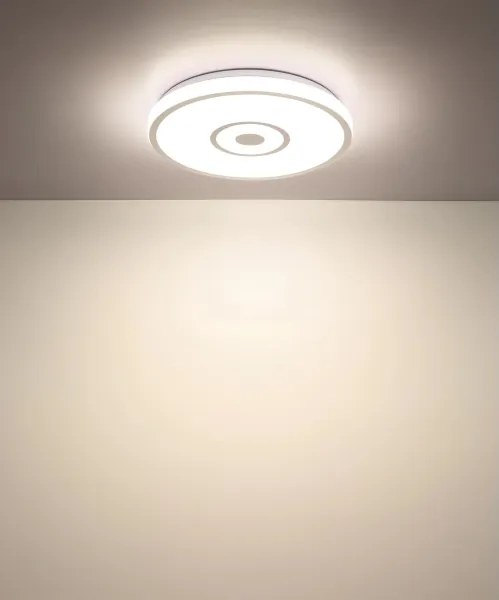 Globo 48580R - LED mennyezeti lámpatest CALLIE LED/24W/230V Ø 38 cm matt króm