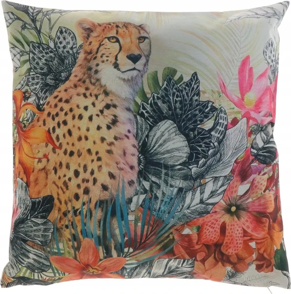 Chetari kerti párna, 45x45 cm, színes