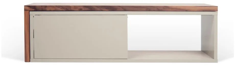 Move szürke variálható TV-állvány diófa furnérral - TemaHome