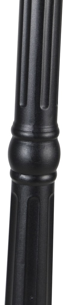 Fekete kültéri lámpa 220 cm 2-lámpás IP44 - Havana